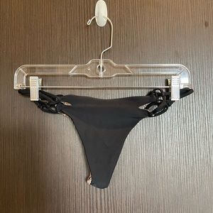 Acacia black molokini bikini bottom medium